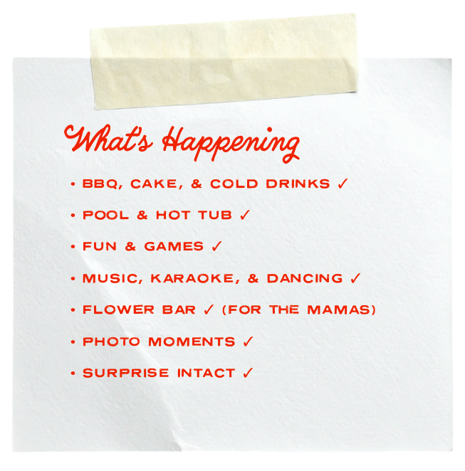 What's Happening checklist